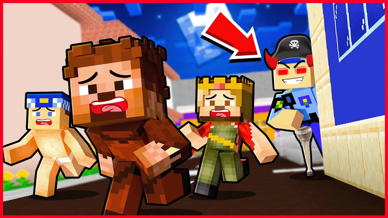 KORKUNÇ POLİS GECE 3'TE PEŞİMİZE DÜŞTÜ! 😱 - Minecraft