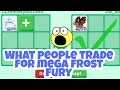 What People Trade For Mega Neon Frost Fury In Roblox Adopt Me Trading