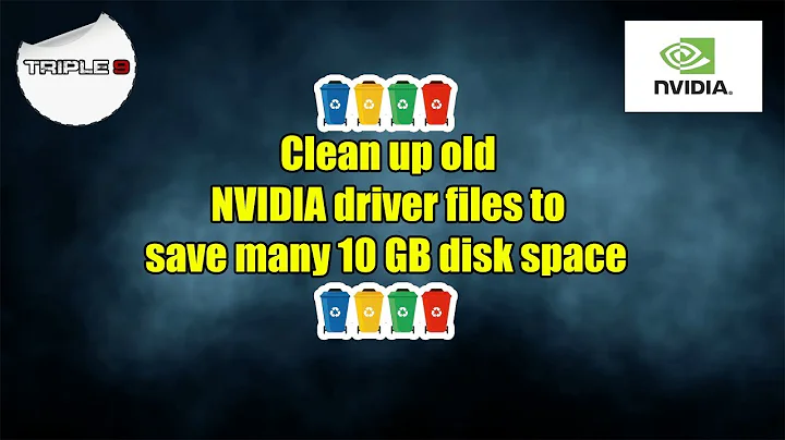 How to Clean Up Old Nvidia Installation File 2019 Windows 10