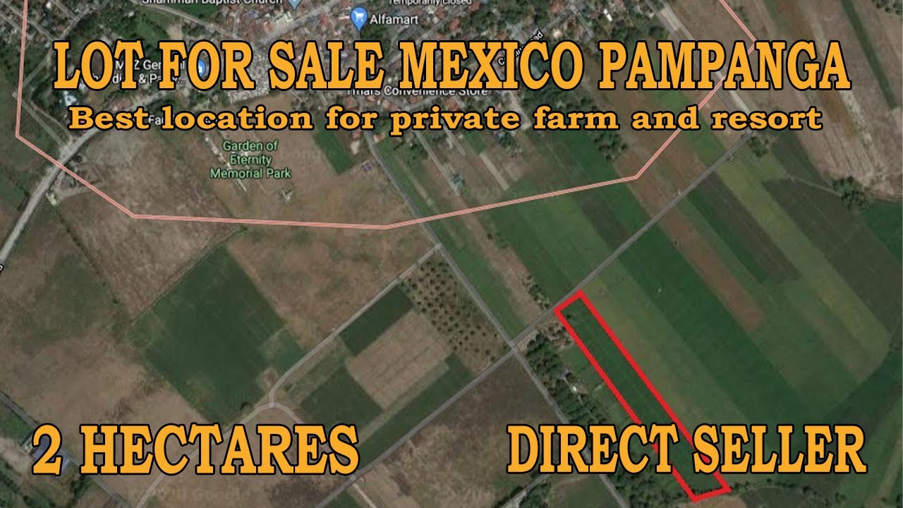 FARM LOT FOR SALE MEXICO PAMPANGA Best Location for private farm and resort(Direct to Seller