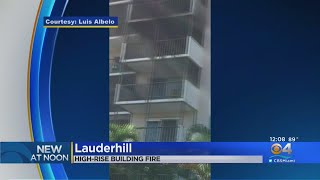 Apartment Fire In Lauderhill