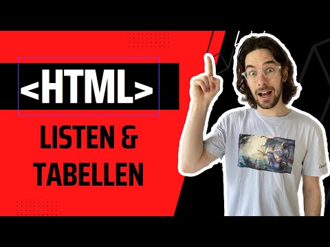 Lists and Tables in HTML - From 0 to Your First App #4