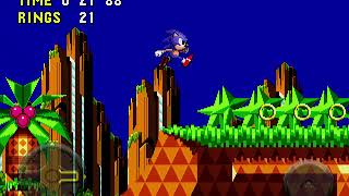 Sonic CD on iPad 10.2 5 levels of sonic cd