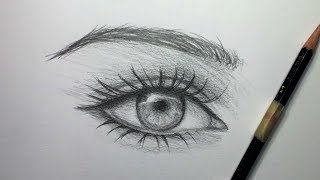 eyes detailed draw pencil