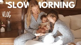 Slow morning with KIDS & finally getting a haircut VLOG | Vita Sidorkina