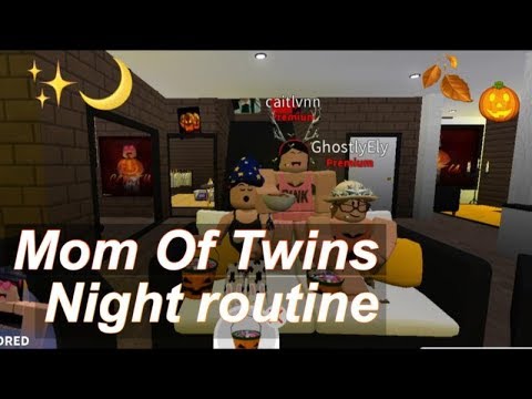 Roblox Bloxburg Mom Of Twins Fall Night Routine Youtube - mama and twins day nightime routine bloxburg roblox