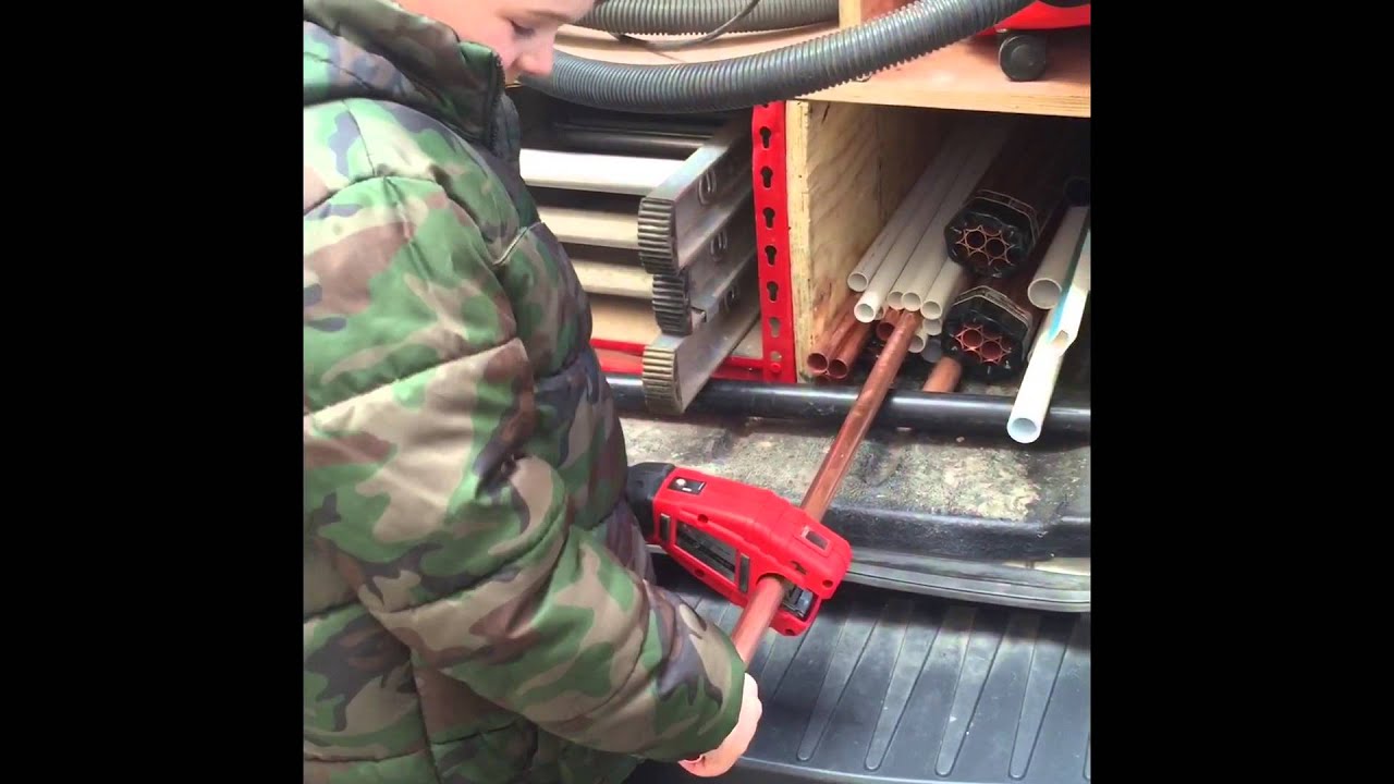 Milwaukee Copper Pipe Cutter YouTube