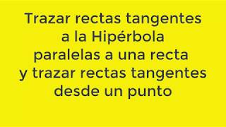 3 Rectas tangentes a la hipérbola paralelas a una recta, Rectas tangentes desde un punto