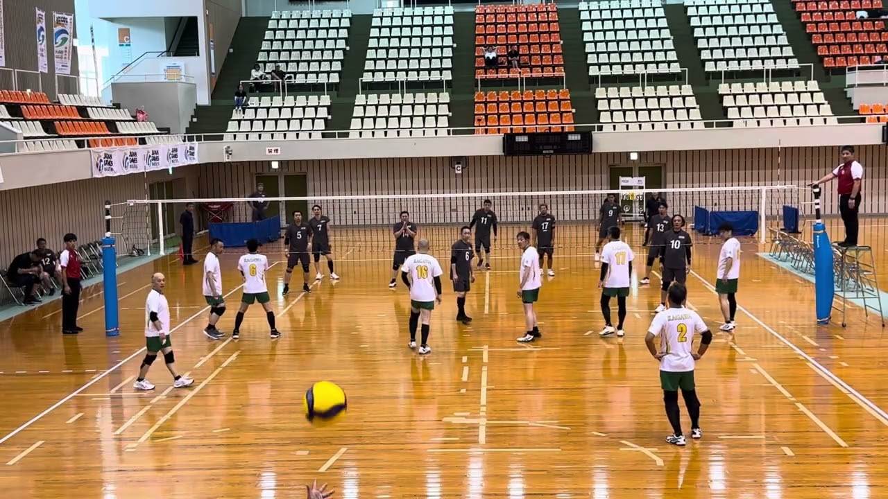 9人制バレー 準々決勝 香川クラブMS vs FEST（鹿児島県） 日本スポーツ