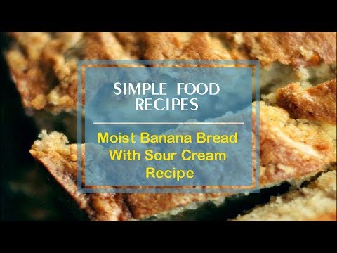 This banana bread straddles the fine line between a bread and a cake. Sweet, ultra moist, and dense . 