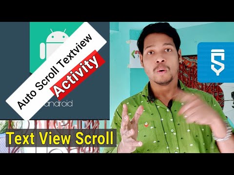 auto scroll textview Activity in sketchware #AndroidAppdeveloper # ...