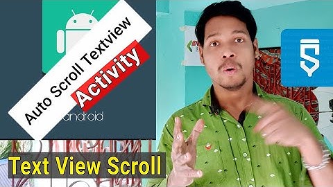 auto scroll textview Activity in sketchware #AndroidAppdeveloper #sketchware #Aauraparti
