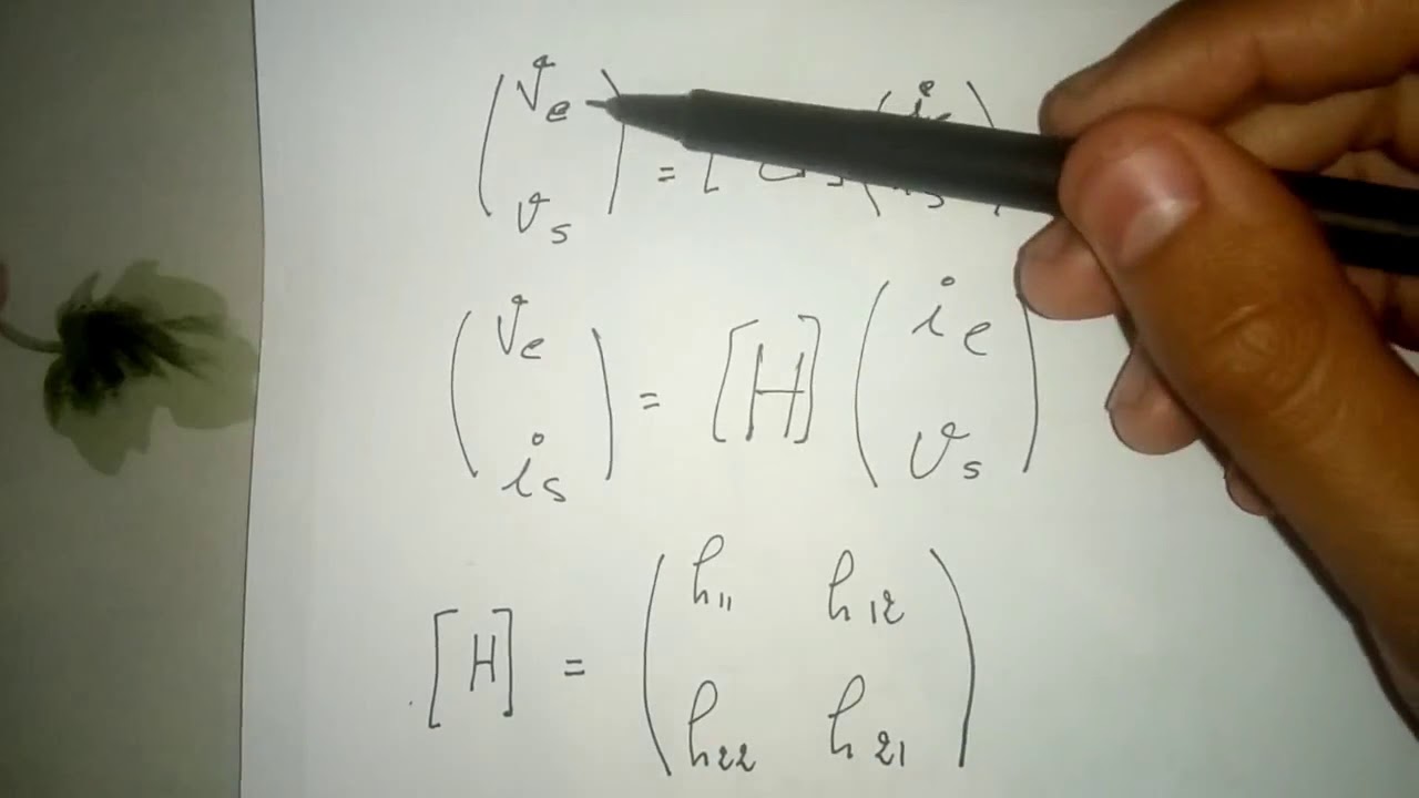 دروس و تمارين في الإلكترونيك - رباعيات الأقطاب.