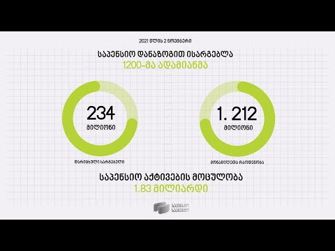 საპენსიო დანაზოგის გზა - სად წავა მოქალაქეების დანაზოგი