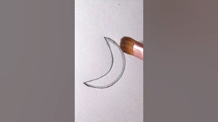How To Draw A Half Moon 🌙🌝 From Coin 🪙 Easy Way To Draw A Moon 🌙 Moon Drawing #shorts #art #moon