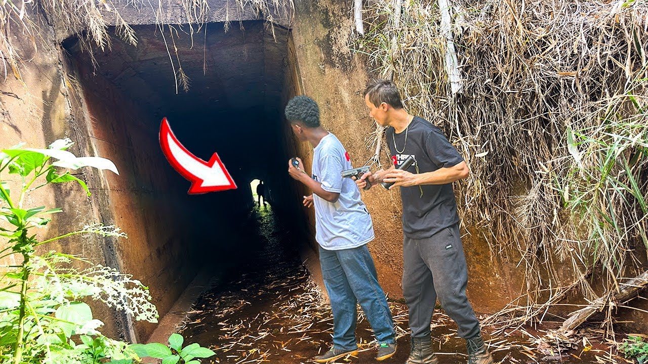 Fomos no Túnel Amaldiçoado da Trilha Assombrada