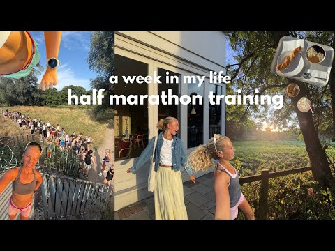 Train with me for Amsterdam Half Marathon | week in my life, long run, what i eat , PR, & run club!