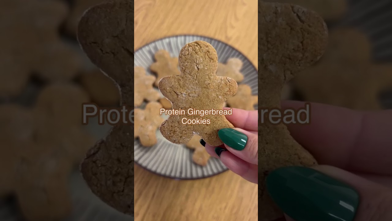 Protein Gingerbread Cookies