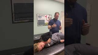 Partner hip flexor stretch