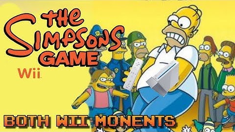 The Simpsons Game (Wii) - Both Wii Moments
