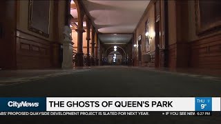 So how haunted is queen's park? cynthia mulligan talks to mpps about
their best spooky experiences from the legislature building.