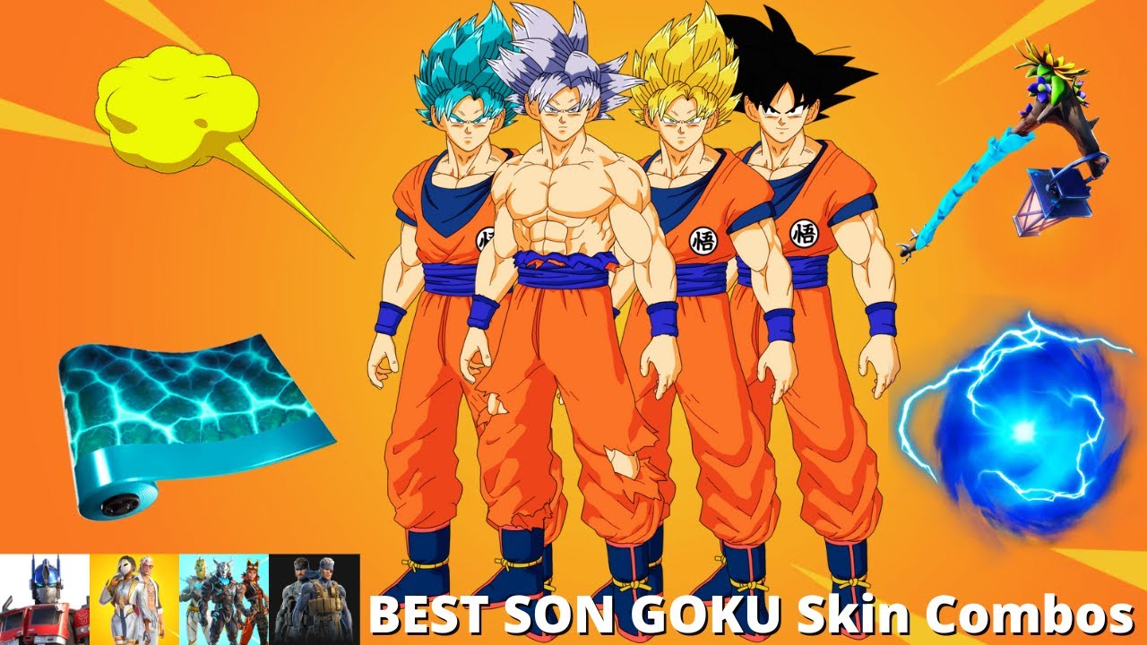 Best SON GOKU  Skin Combos For CHAPTER 5