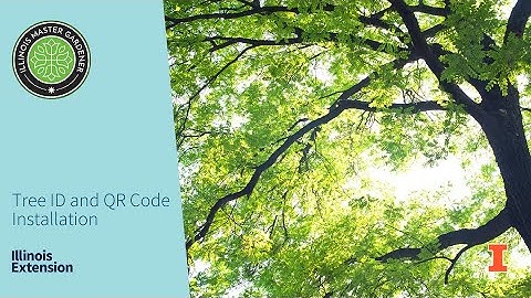 Tree ID and QR Code Installation