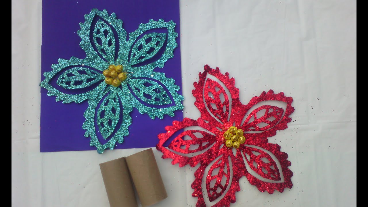 FLOR   # 2 CON TUBOS DEL PAPEL HIGIENICO