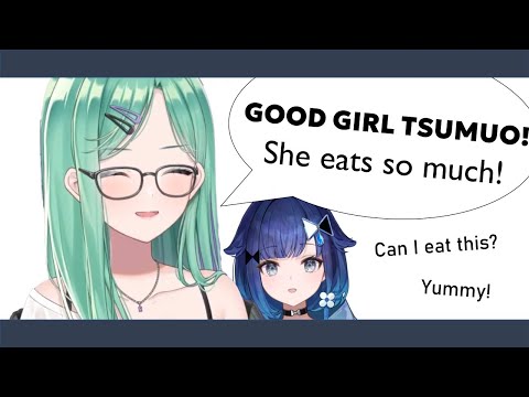 Good Girl Tsumuo Eats A Lot 【Yakumo Beni | VSPO! ENG SUB】