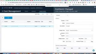 BIM 360 Cost Management exchange sample with CSV file