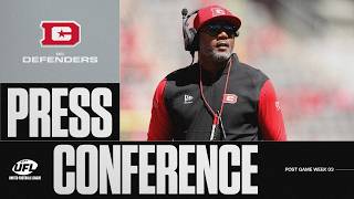 DC Defenders Week 3 Postgame Presser | UFL