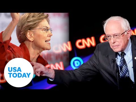 Sanders denies telling Warren a woman couldn't beat Trump | USA TODAY