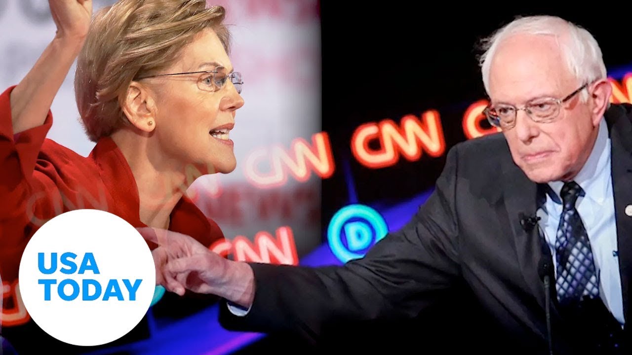 Sanders denies telling Warren a woman couldn't beat Trump | USA TODAY