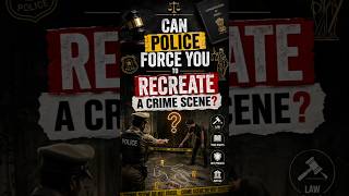 Can Police Force You to Recreate a Crime Scene? ⚖️ | Law in Short