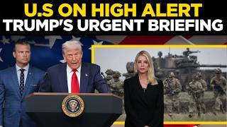 Trump LIVE: US On High Alert Trump Issues Urgent Warning | Trump's Emergency Announcement LIVE