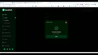 testnet StarkDeFi