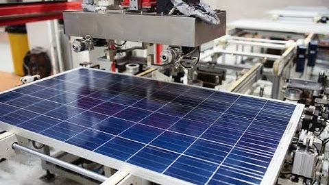 Solar Panels Manufacturing process in factory. #SolarPanels #HowItsMade #RenewableEnergy