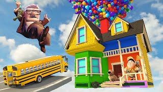 Cars Vs Up House Teardown