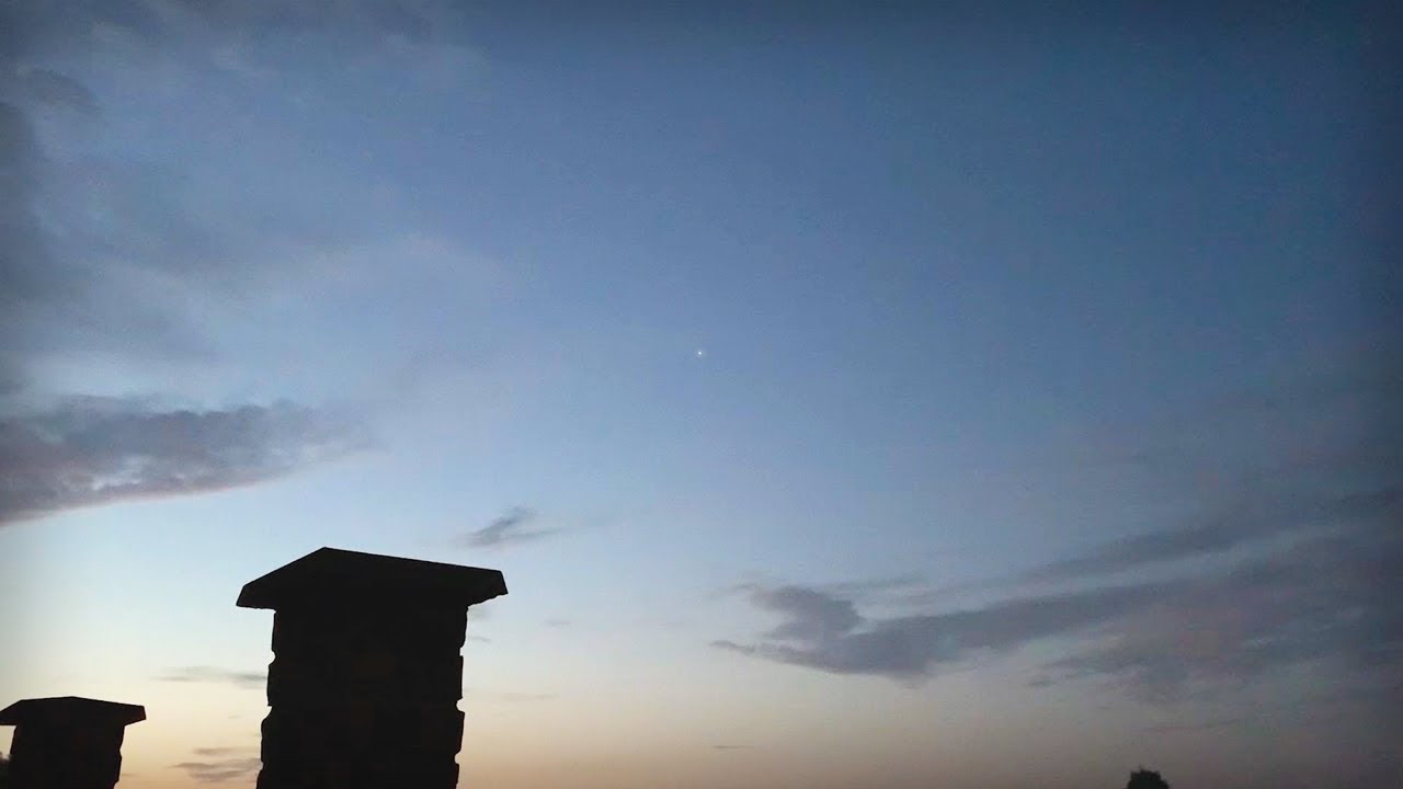 ISS from my back garden at dawn - May 2020