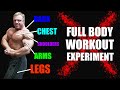 Full Body Workout Experiment Day 3 of 3 "MASSIVE BURN"