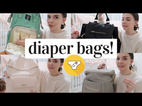 COMPARING POPULAR DIAPER BAGS | FAWN DESIGN, LULI BEBE, AMAZON, SKIP HOP