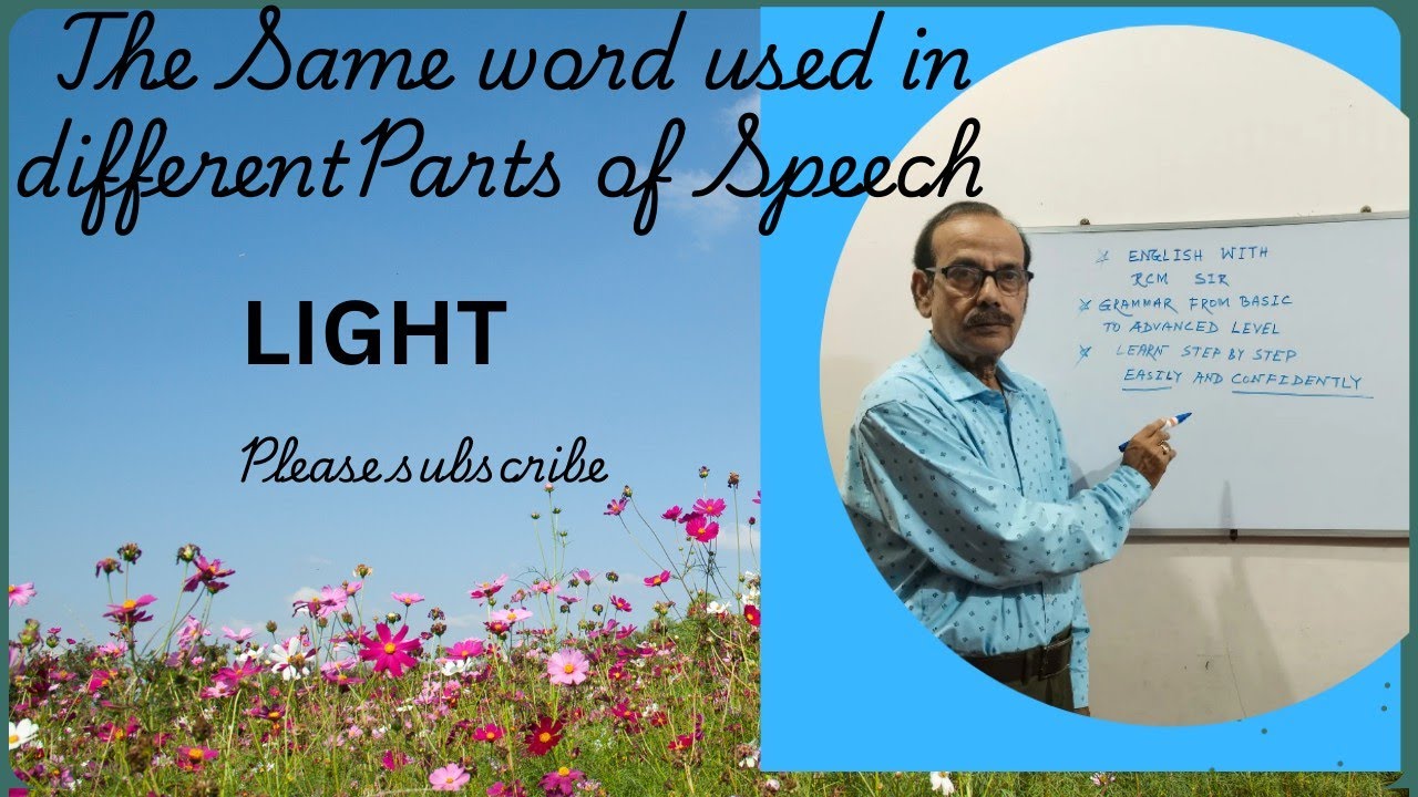 #The Same Word used in different Parts of Speech 