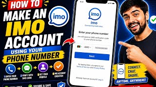 How to Make an IMO Account Using Your Phone Number/How to Make an IMO Account Using Your PhoneNumber