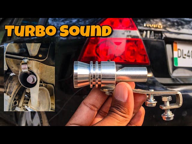 TURBO SOUND Whistle Effect For Car Exhaust