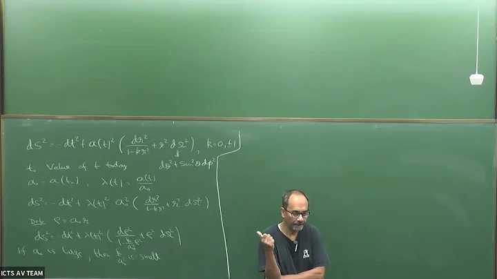 Lecture -28 Introduction to General Relativity by Ashoke Sen (28-03-2023)