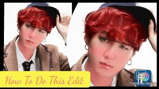 [Tutorial] BTS Suga Edit on Ibis paint X app screenshot 4