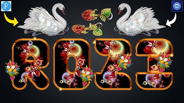 Glass Font Editing 2022 New Colorful Glass Font On Android Pixellab Ps Touch Ps Cc | Zarraq Creation