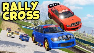 The ULTIMATE Destructive Off-Road Racing In BeamNG Multiplayer! Rallycross Mayhem!