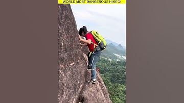 Thumbnail of Mountain Climbing Gone Wrong #shorts Mount Huangshan #ytshorts