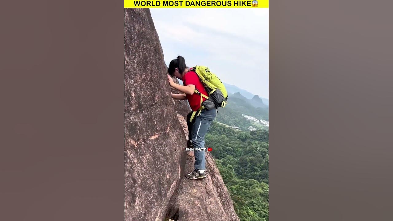 Mountain Climbing Gone Wrong #shorts Mount Huangshan #ytshorts